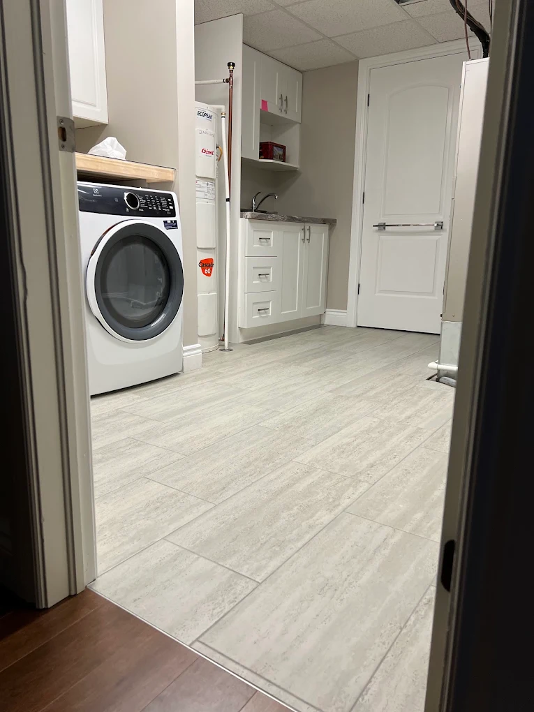 Aménagement de salle de lavage par B&B Construction